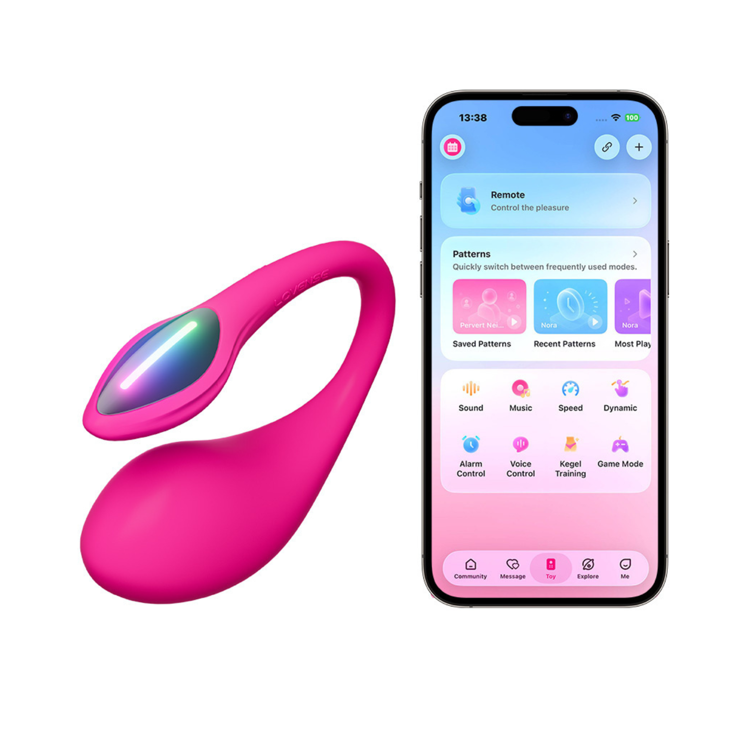 Lovense Lush 4 App-Controlled Wearable G-Spot Vibrator