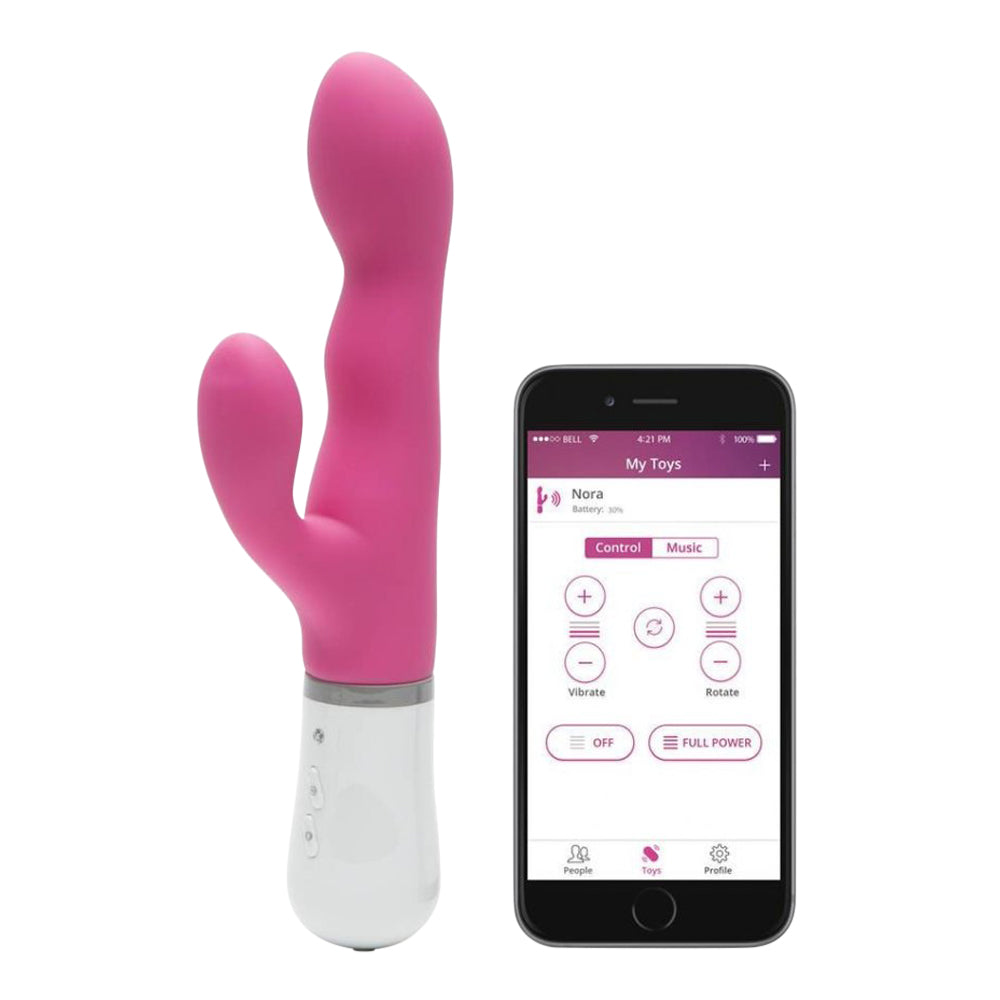 Lovense - Nora App Controlled Rotating Rabbit Vibrator (Works With Max 2)