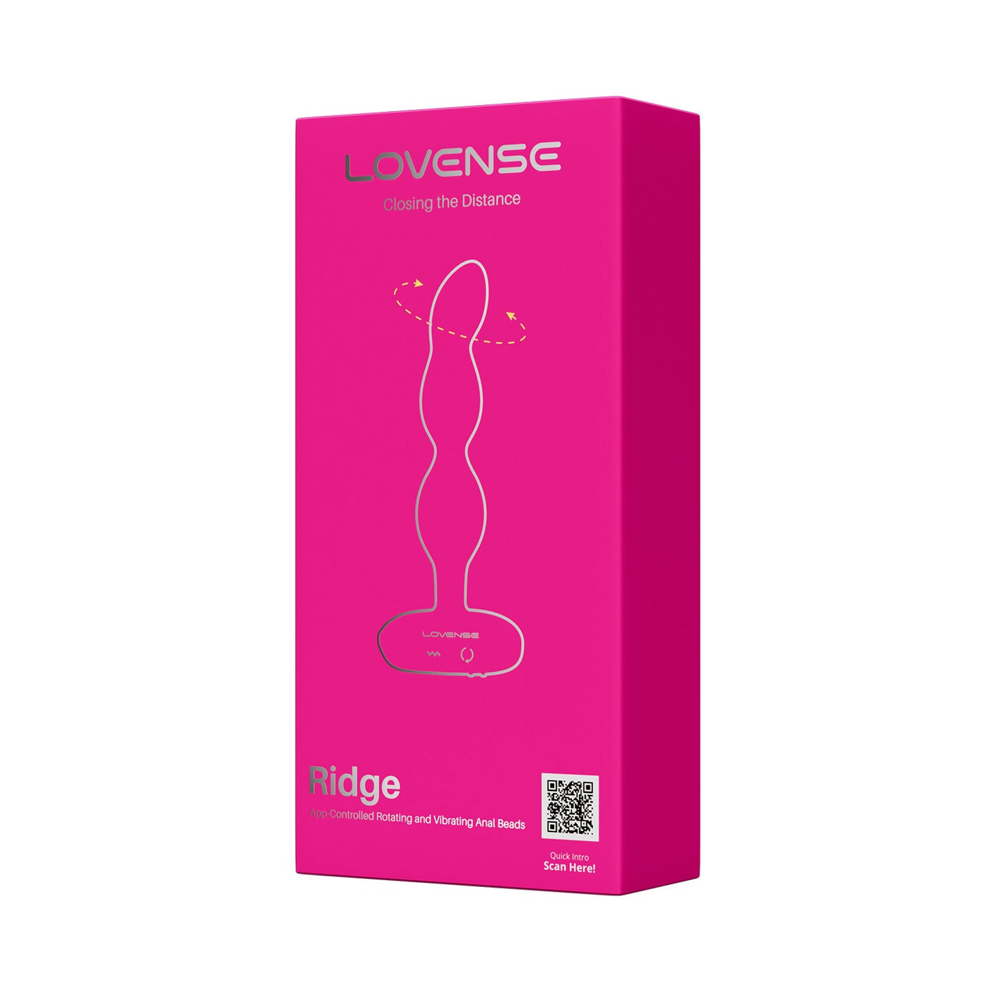 Lovense Ridge - Beads Anal Bergetar & Berputar Terkawal Aplikasi