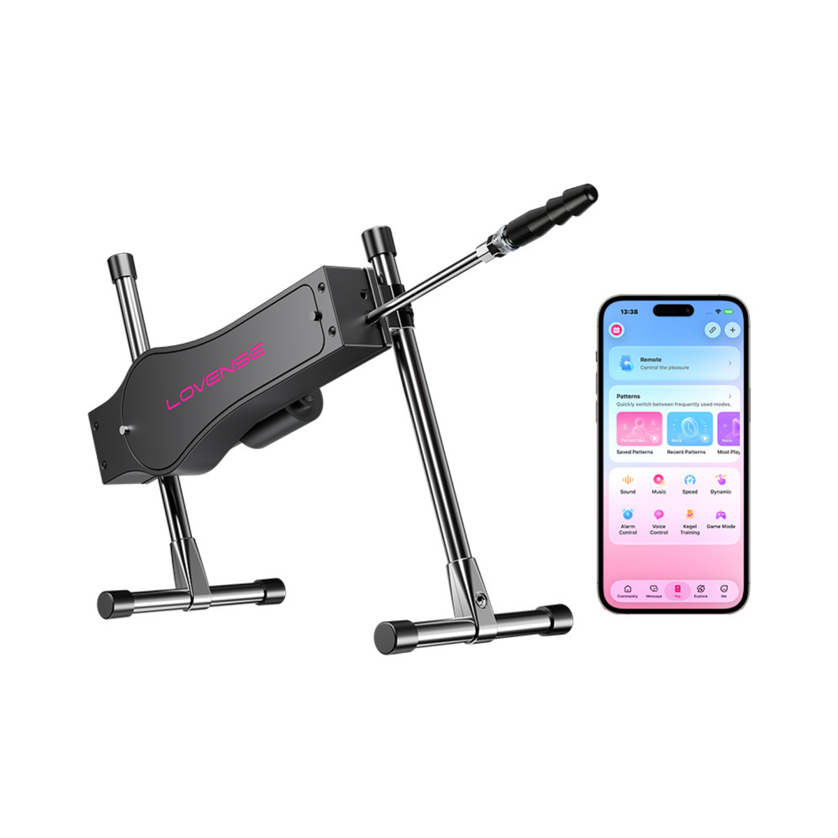 Lovense Sex Machine - Mesin Penembusan Automatik Terkawal Aplikasi