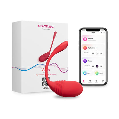 Lovense - Vulse App Controlled Wearable and Hands Free Thrusting Egg Vibrator