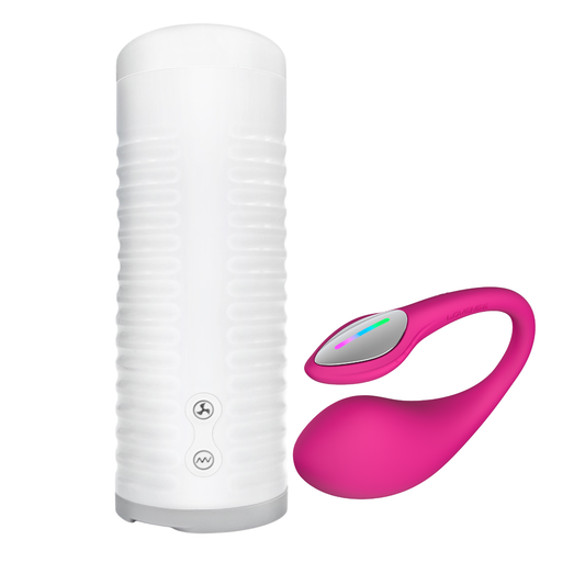 Lovense Lush 4 and Max 2  G-spot vibrator + male masturbator set