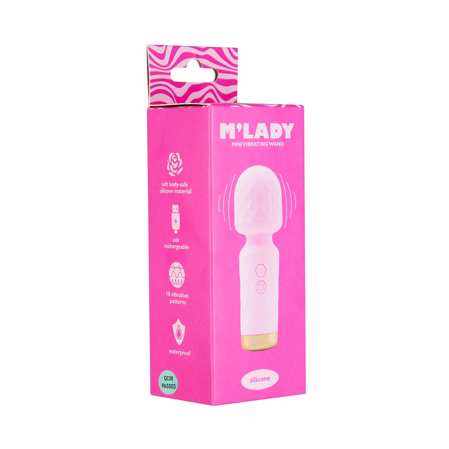 M'Lady - Mini Vibrating Silicone Wand