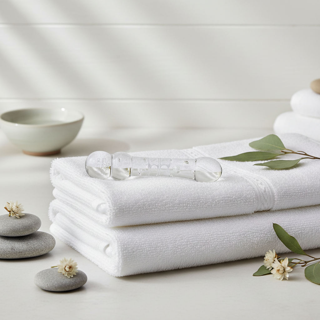 Minimalist spa setting