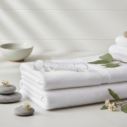 Minimalist spa setting