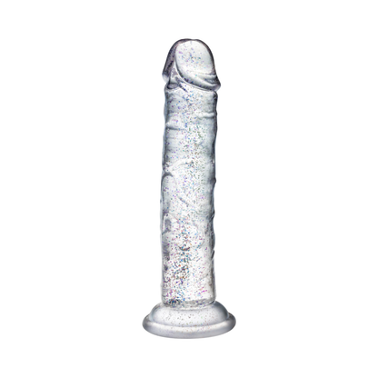 Naturally Yours - Glamor 7-in Glitter Suction Dildo