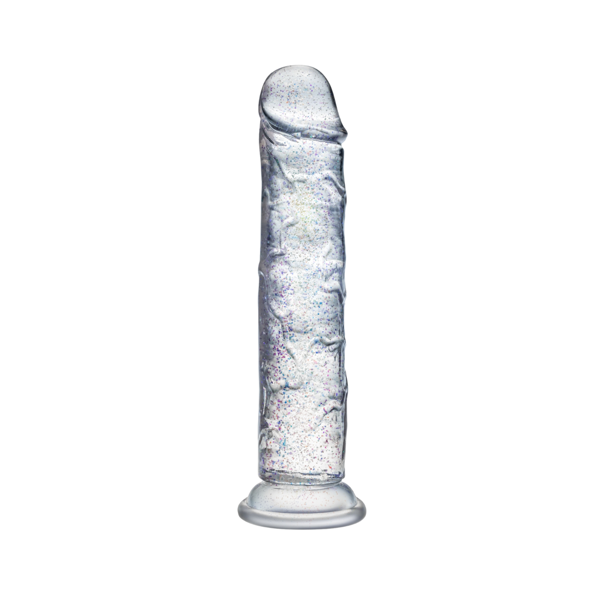 Naturally Yours - Glamor 7-in Glitter Suction Dildo