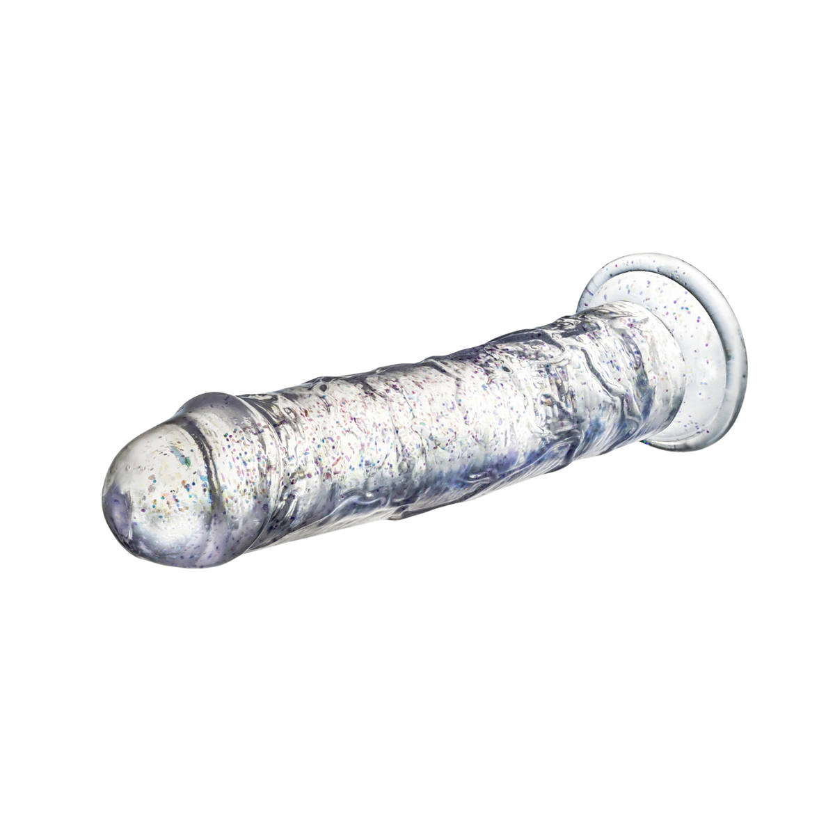 Naturally Yours - Glamor 7-in Glitter Suction Dildo