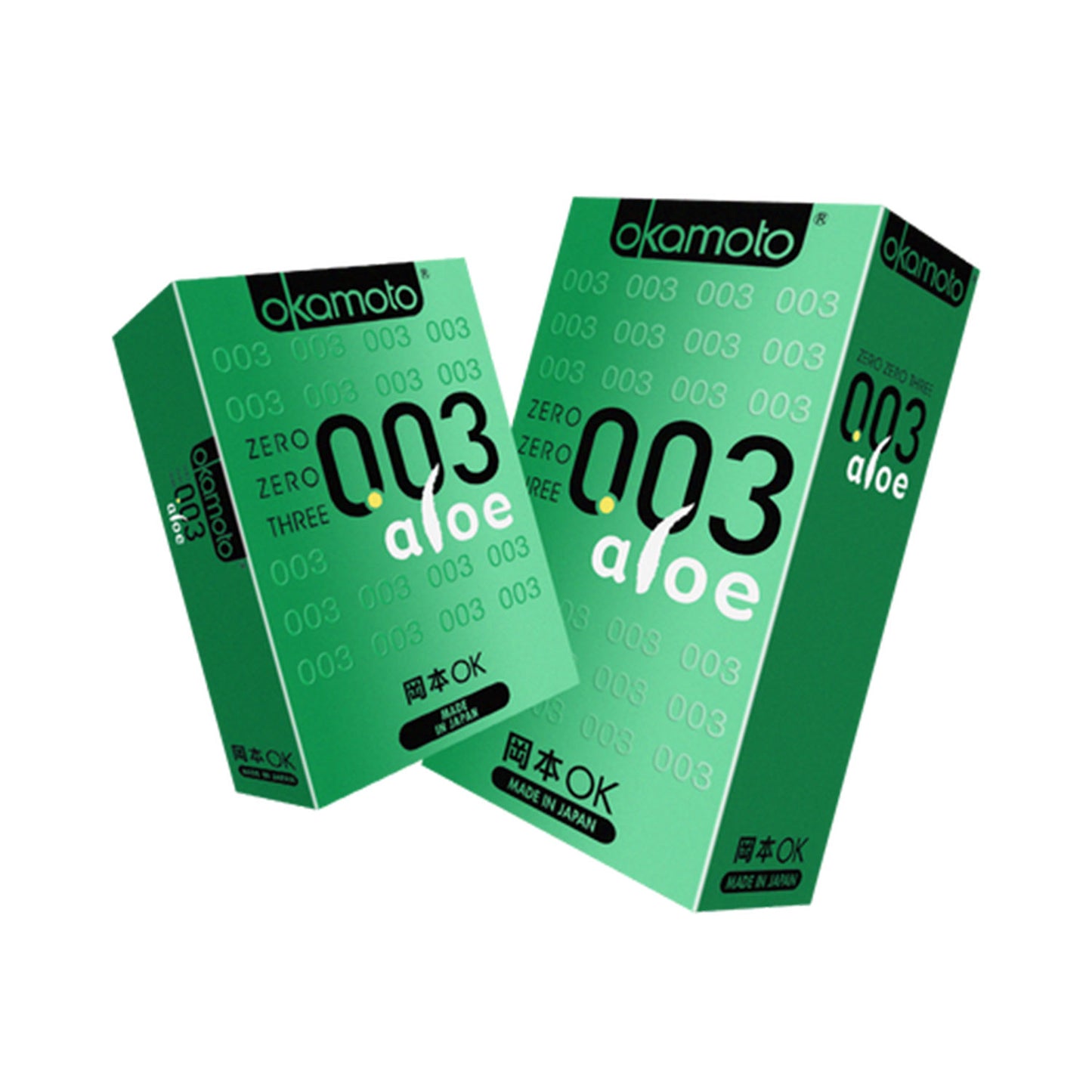 Okamoto - 003 Zero Zero Three Aloe Condoms Box of 4