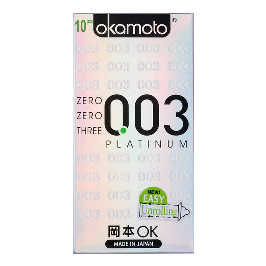 Okamoto - 003 Platinum Condom 10S