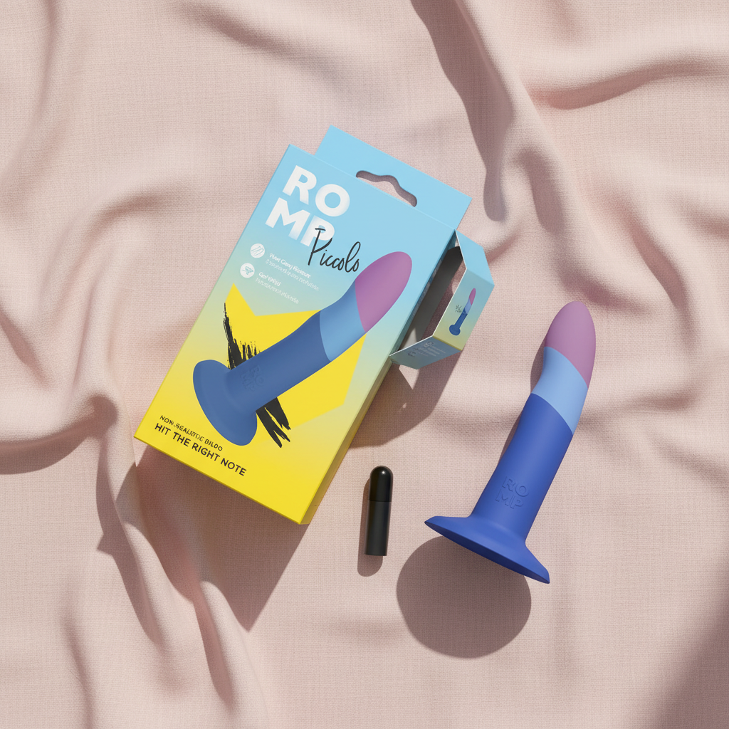 Overhead with packaging on blush pink linen