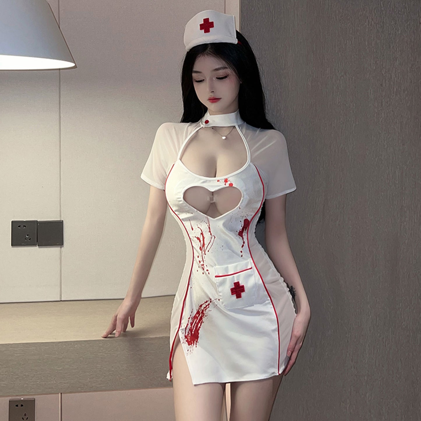 Ping Xian - Blood Stained Naughty Nurse Costume