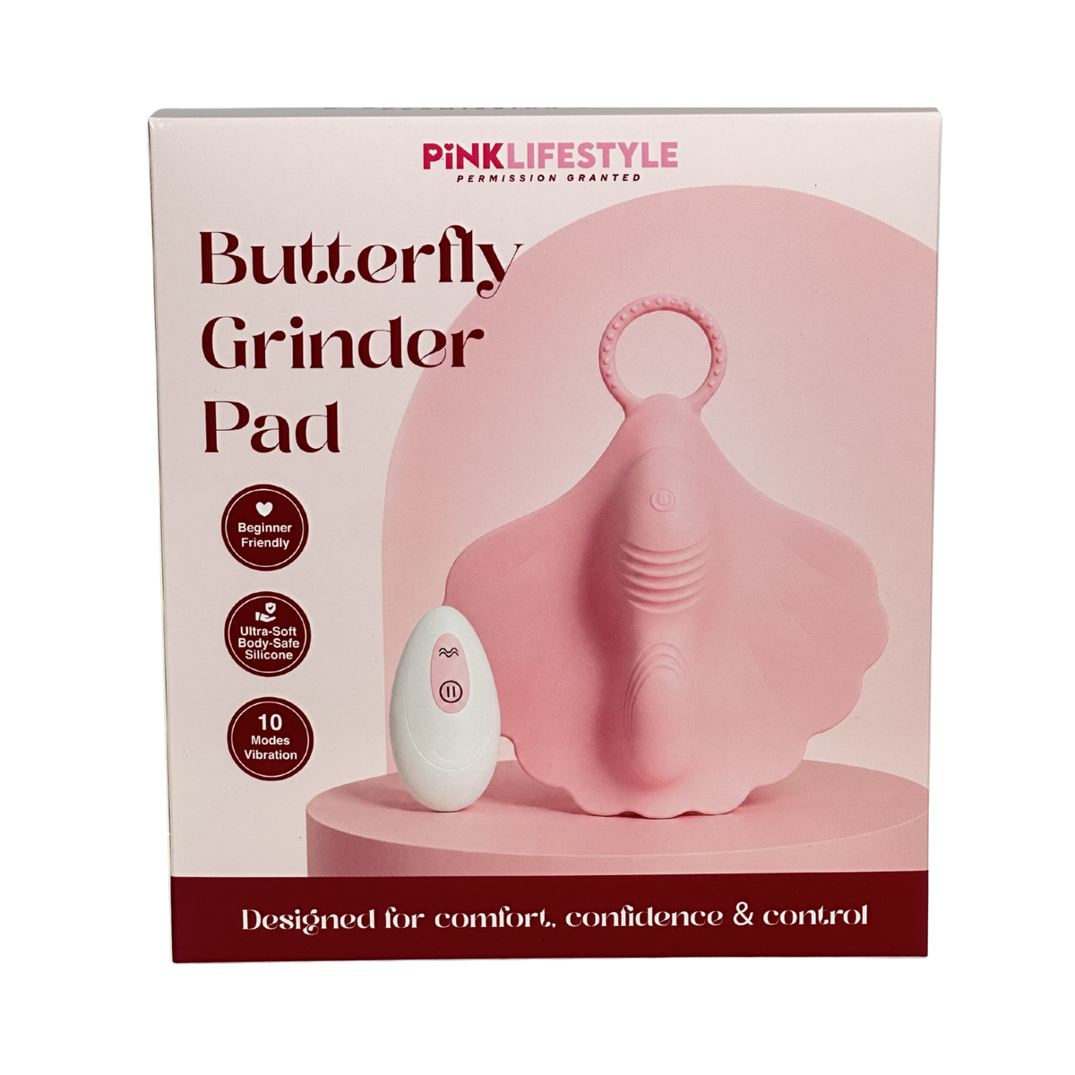 Pink Lifestyle Butterfly Grinder Pad – Vibrating Sybian Alternative
