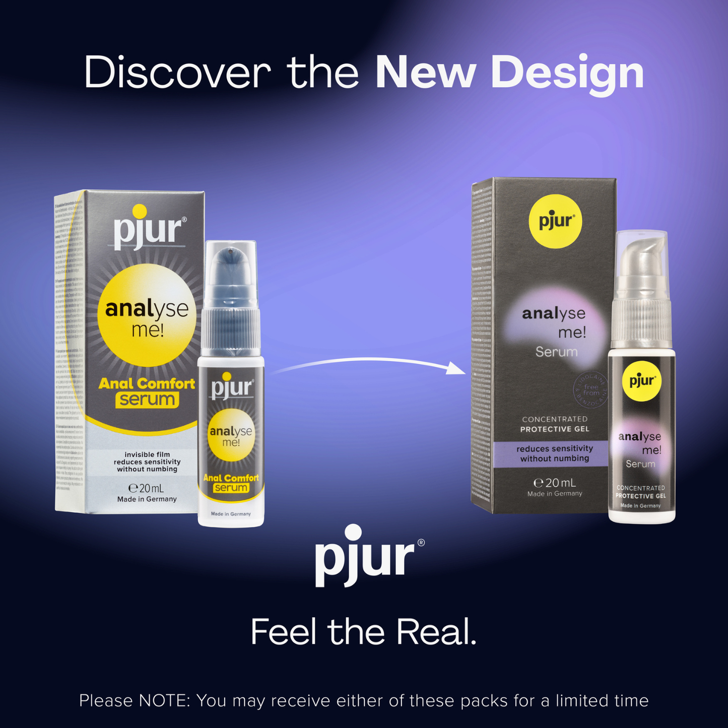 Pjur - Analyse Me! Serum Keselesaan Anal Pelincir Berasaskan Silicone 20 ml