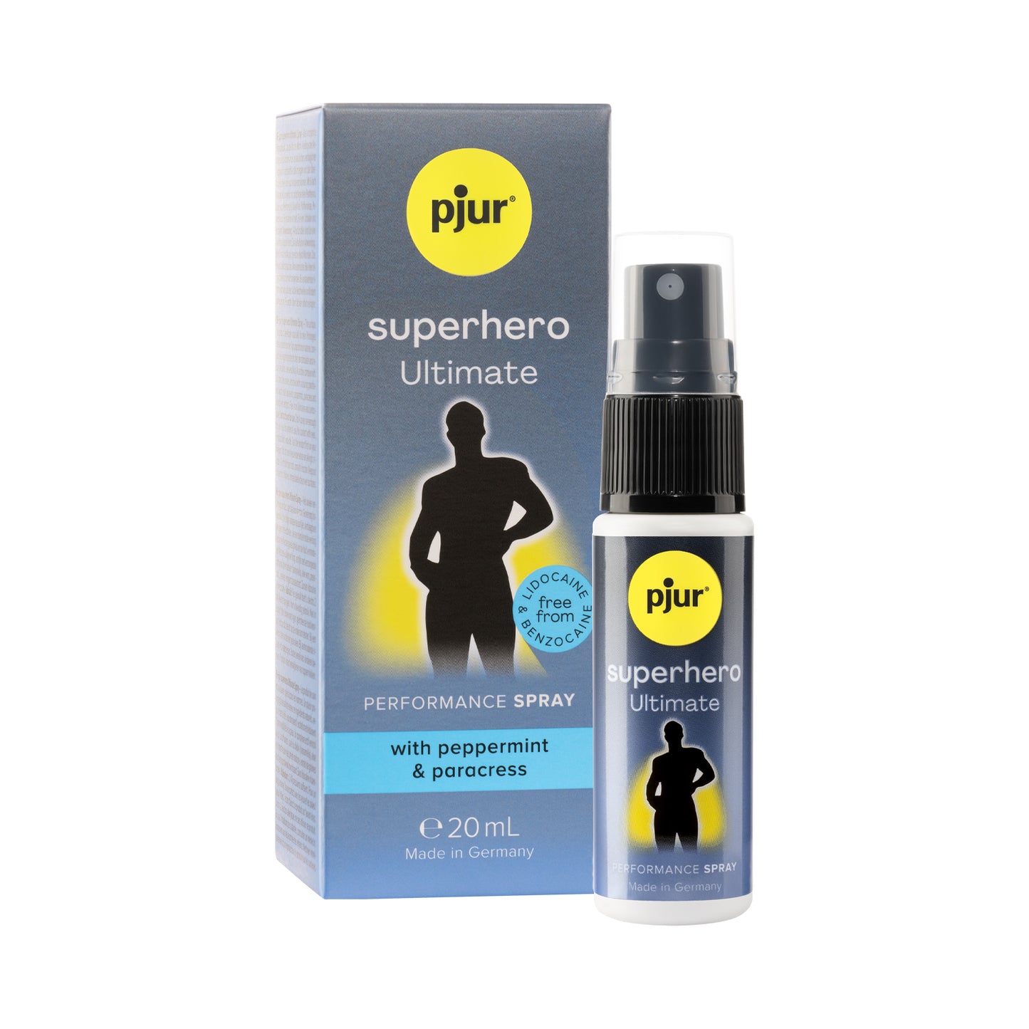 Pjur - Superhero Ultimate Performance Spray with Peppermint and Paracress 20ml