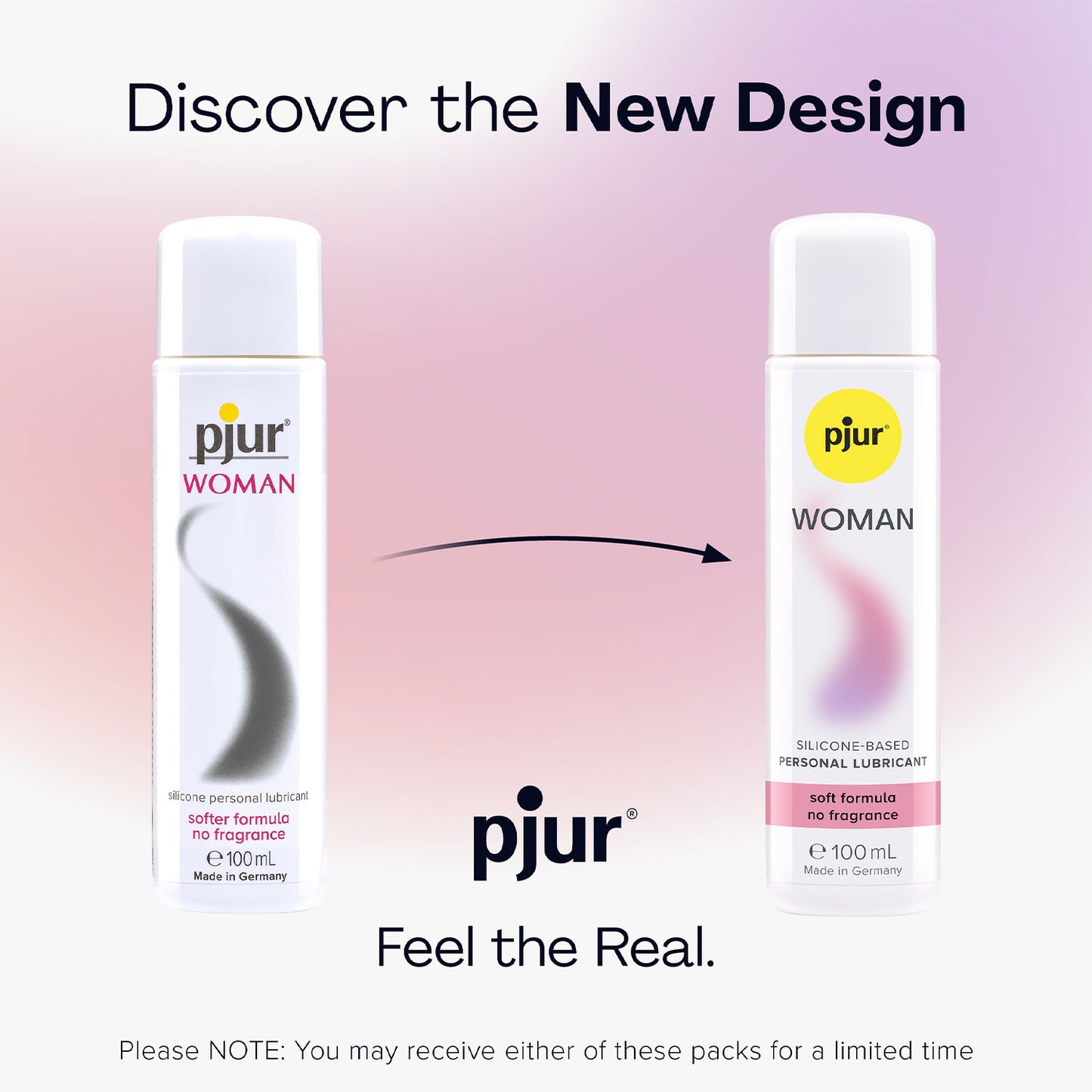 Pjur Woman - Softer Formula Silicone personal Lubricant 100ml