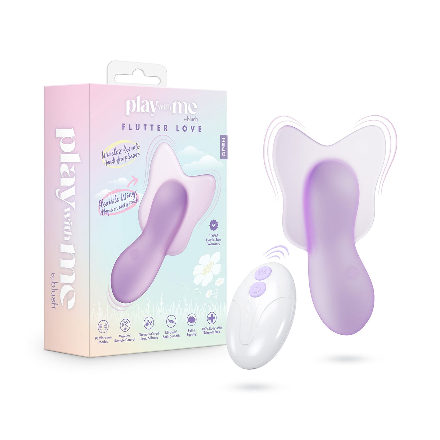 Play With Me - Flutter Love Remote Controlled Clitoral Vibrator