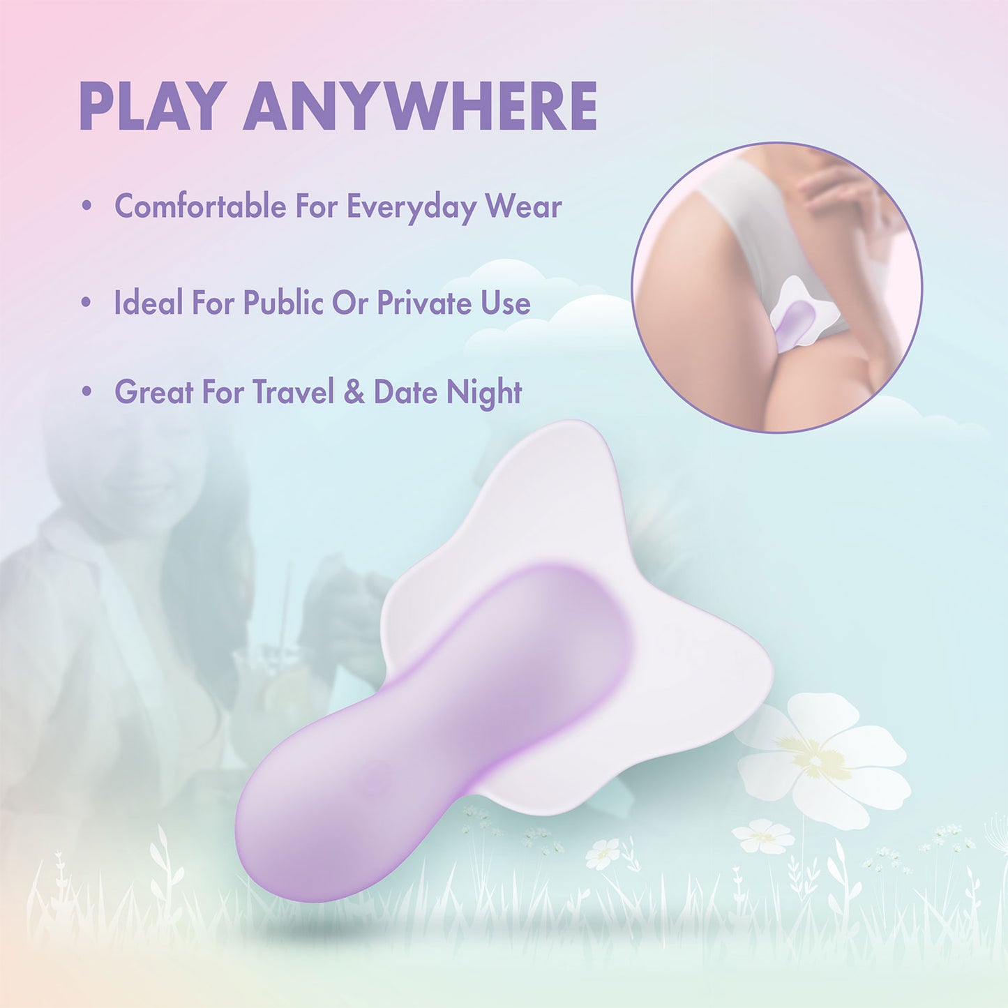 Play With Me - Flutter Love Remote Controlled Clitoral Vibrator