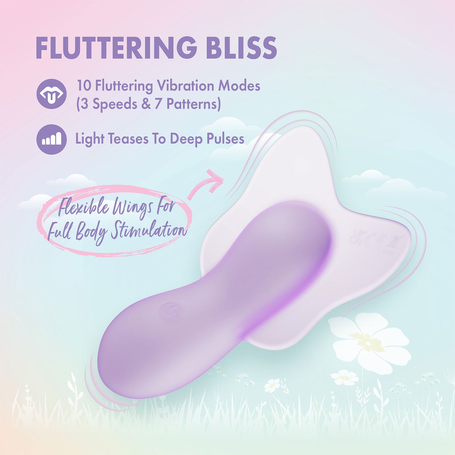 Play With Me - Flutter Love Remote Controlled Clitoral Vibrator