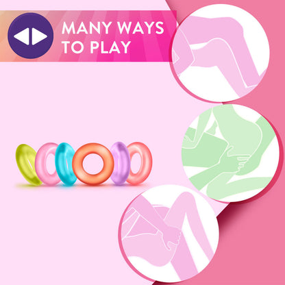 Play With Me - King of the Ring 6-Pack Penis Rings