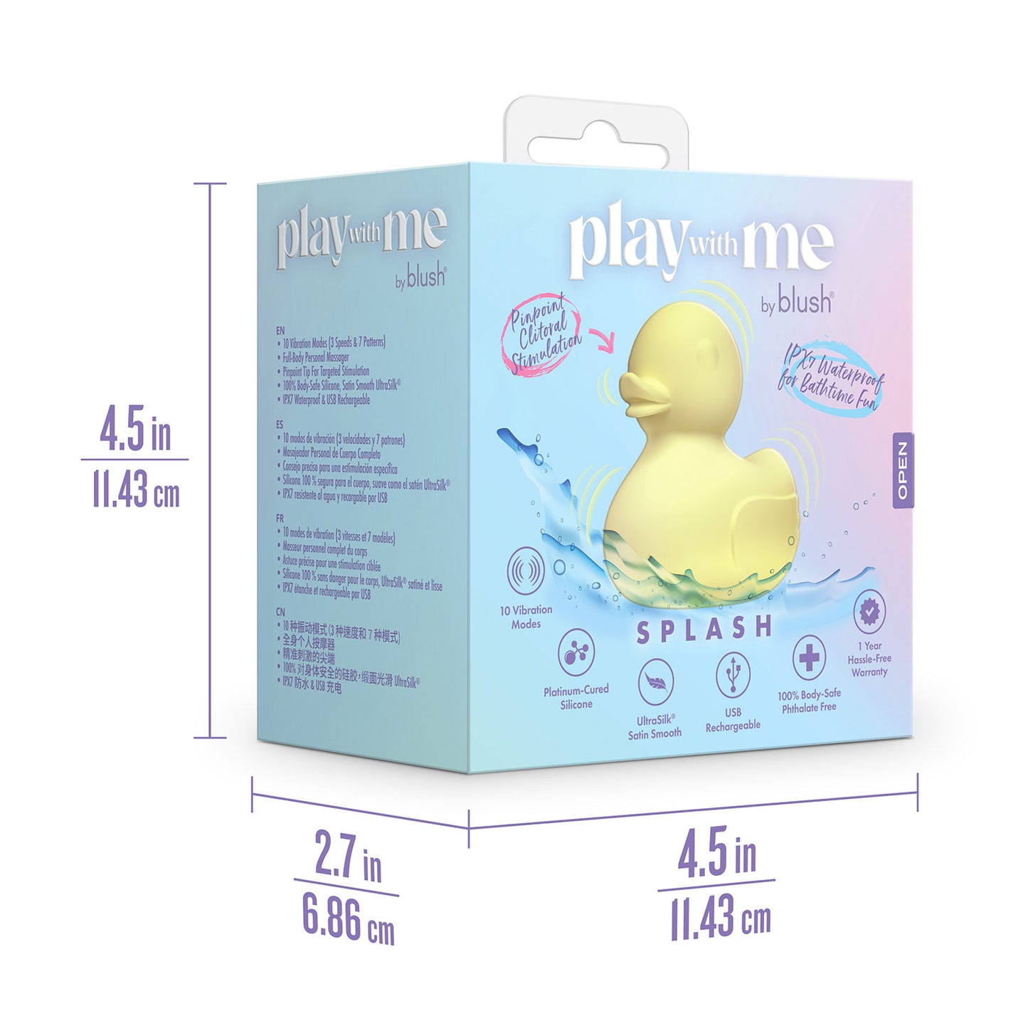 Play With Me - Splash Silicone Clitoral Vibrator