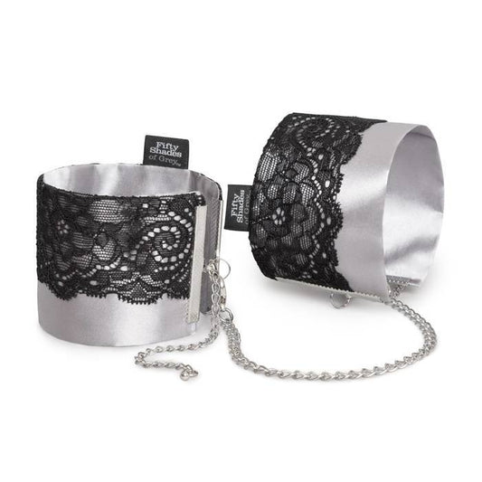 Fifty Shades of Grey - Play Nice Satin &amp; Lace Wrist Cuffs