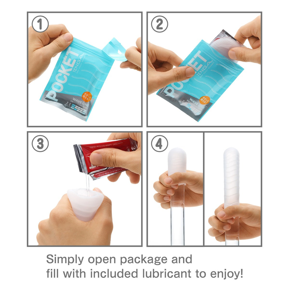 Tenga - Pocket Masturbator Sleeve Block Edge