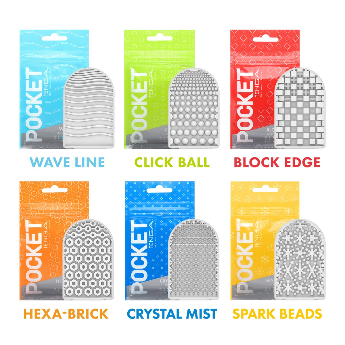 Tenga - Pocket Masturbator Sleeve Block Edge