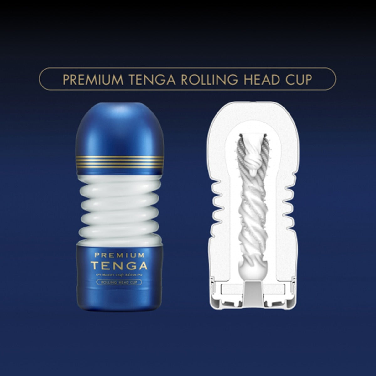 Tenga - Premium Rolling Head Onacup 15th Anniversary Blue