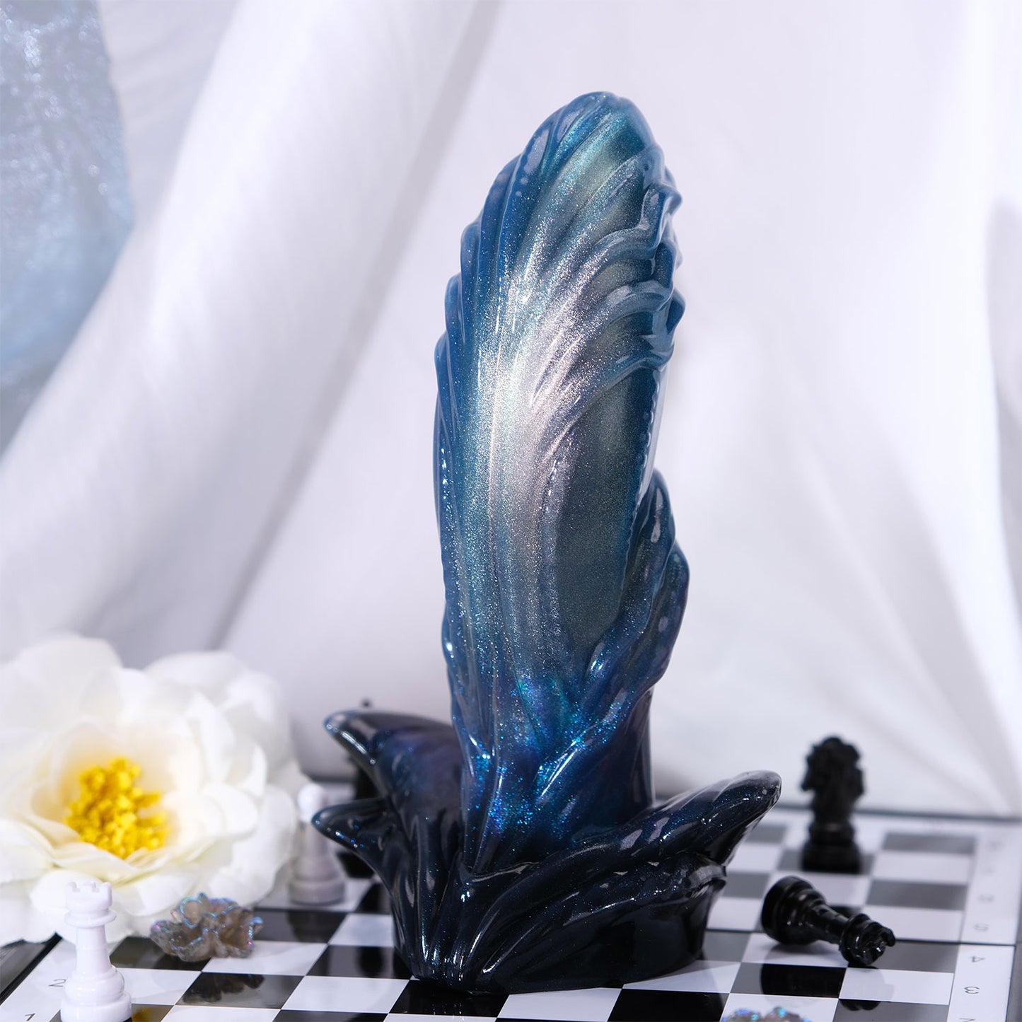 Ren Waiwu - Cang Ming 6.5-inch Platinum Silicone Dildo