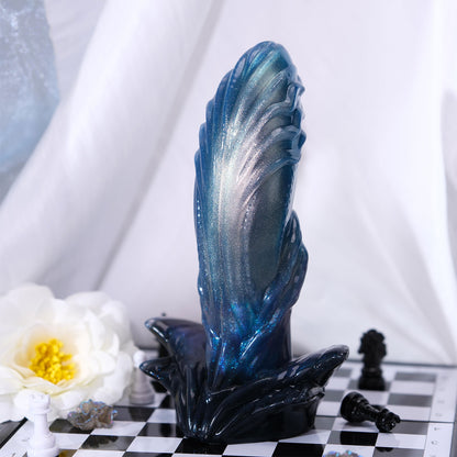 Ren Waiwu - Cang Ming 6.5-inch Platinum Silicone Dildo
