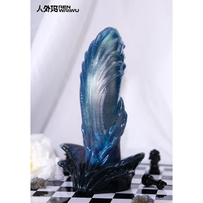 Ren Waiwu - Cang Ming 6.5-inch Platinum Silicone Dildo