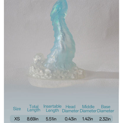 Ren Waiwu - Yue Yuan 5.5-inch Platinum Silicone Dildo