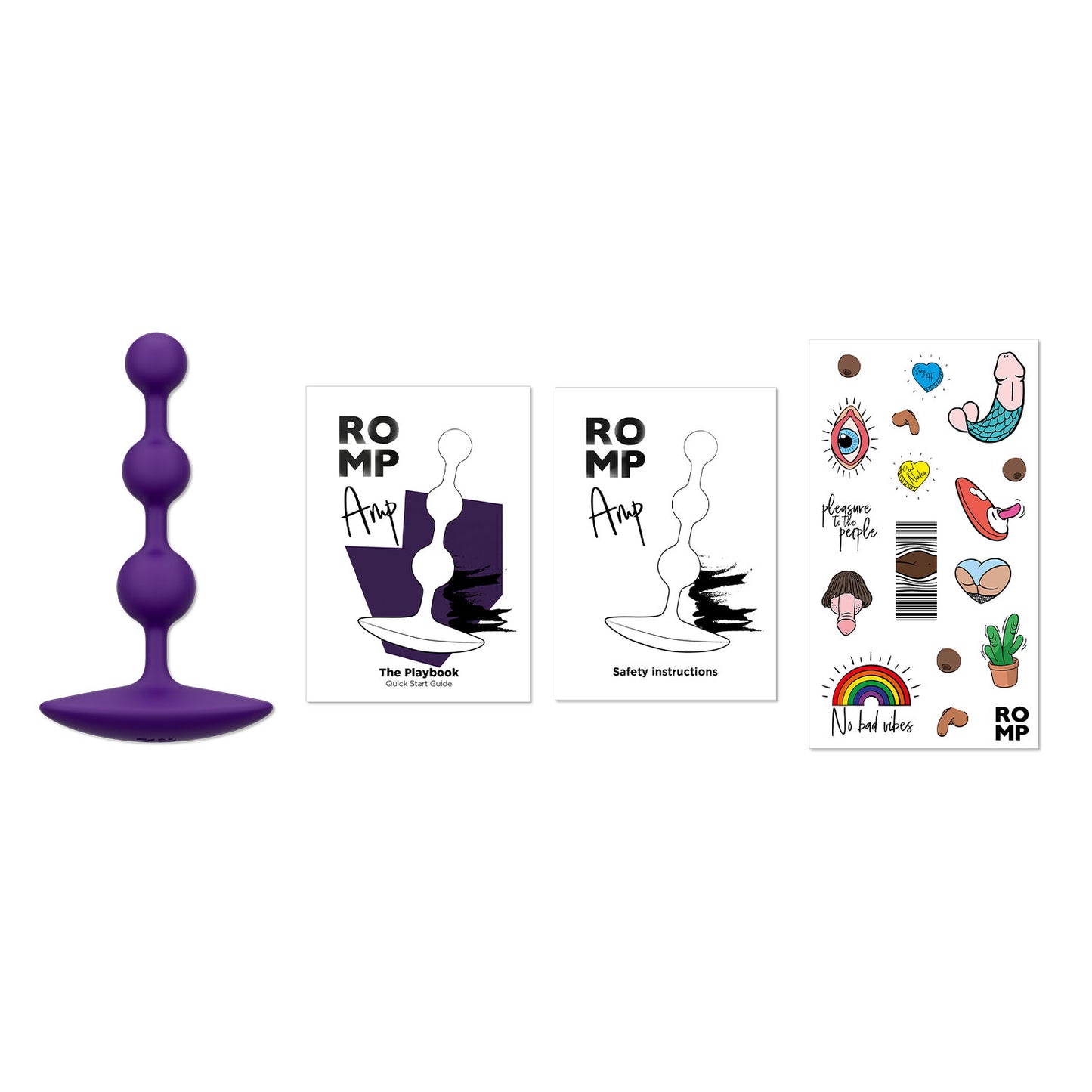 ROMP Amp - Flexible Silicone Anal Beads