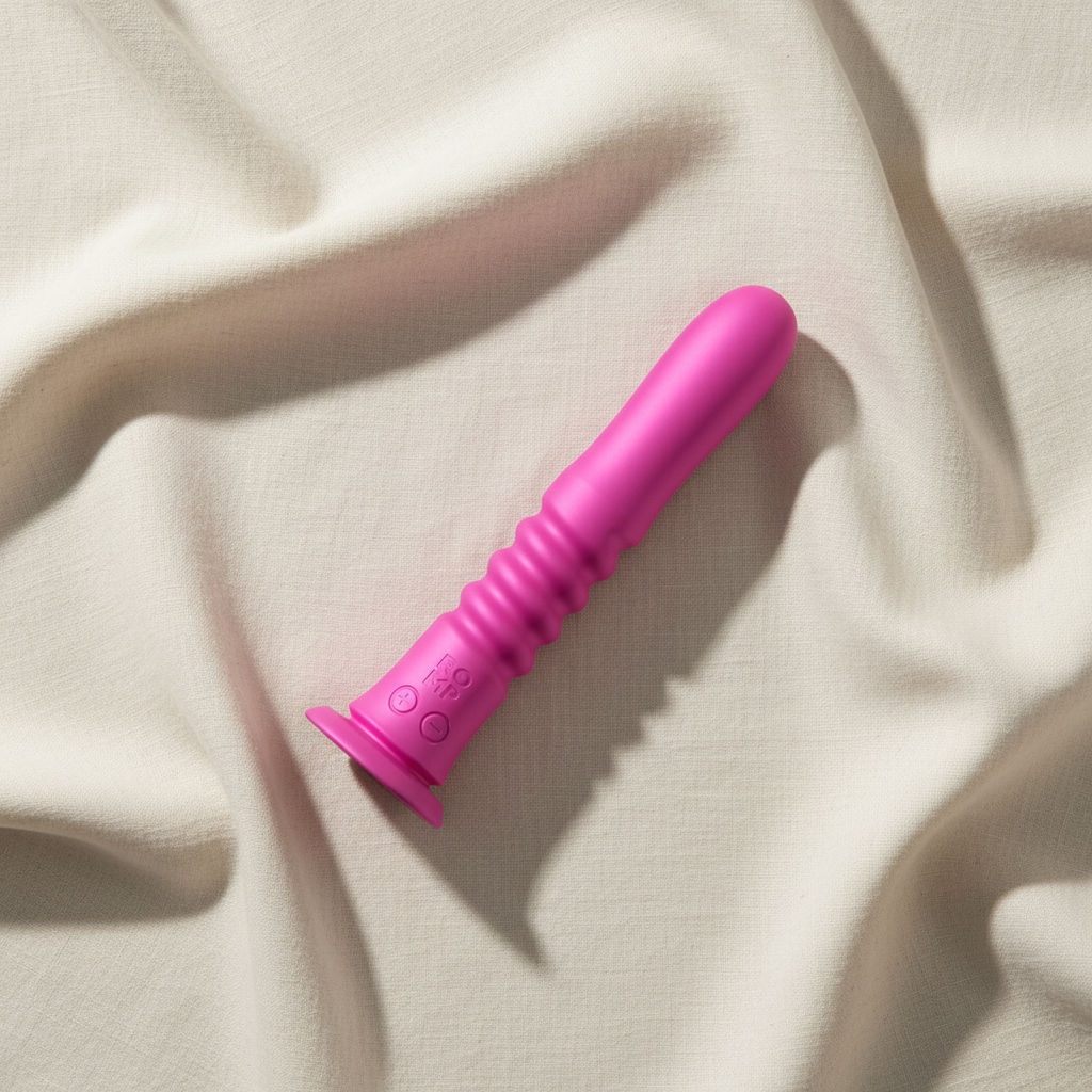 ROMP Jiggle 9-Inch Silicone Thrusting Dildo | Pink Lifestyle Singapore ROMP Jiggle 9-Inch Silicone Thrusting Dildo | Pink Lifestyle Singapore