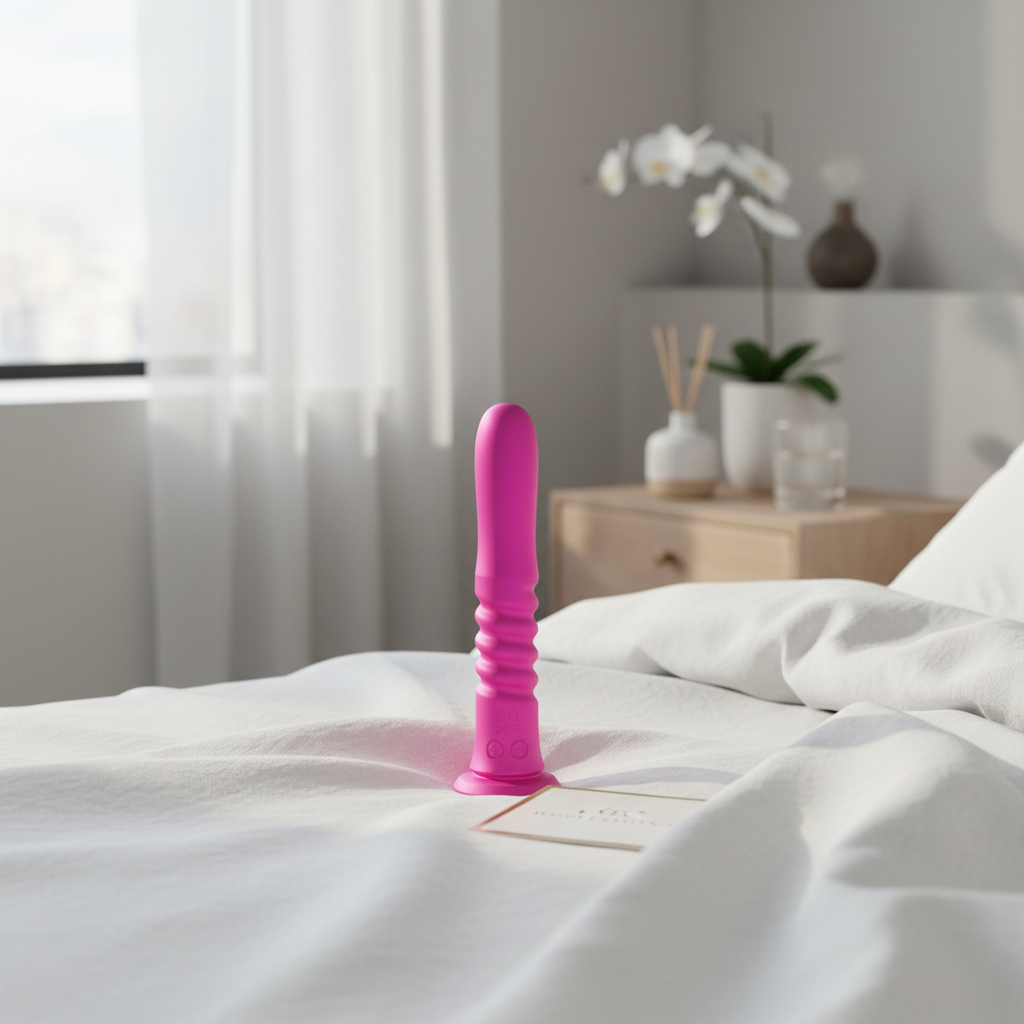 ROMP Jiggle on white bedding