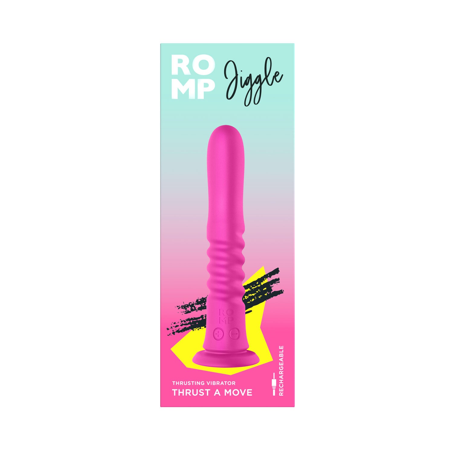 ROMP - Jiggle 9-inch Silicone Thrusting Dildo