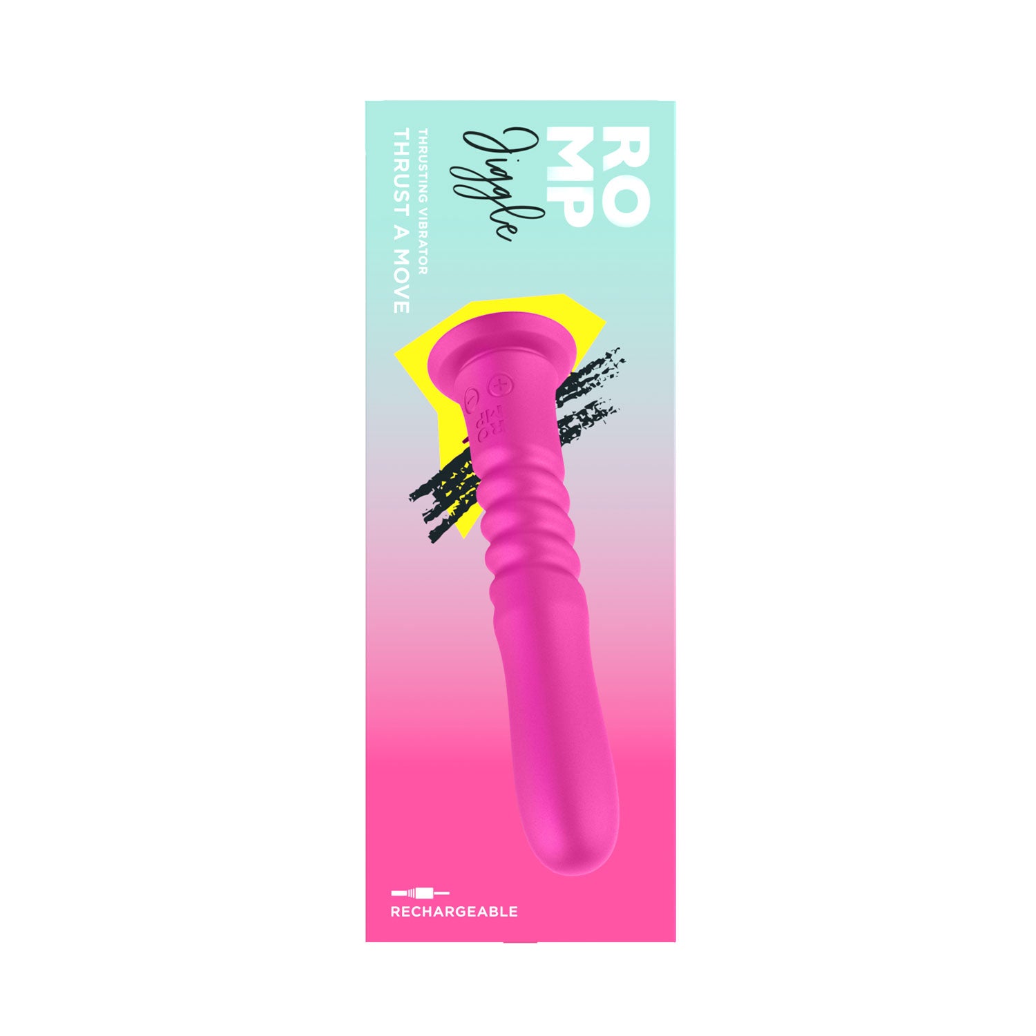 ROMP - Jiggle 9-inch Silicone Thrusting Dildo