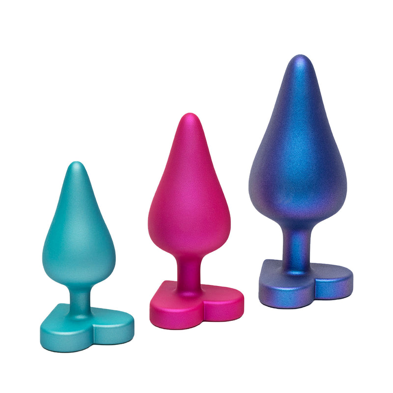 ROMP Luster 3-piece silicone anal training kit