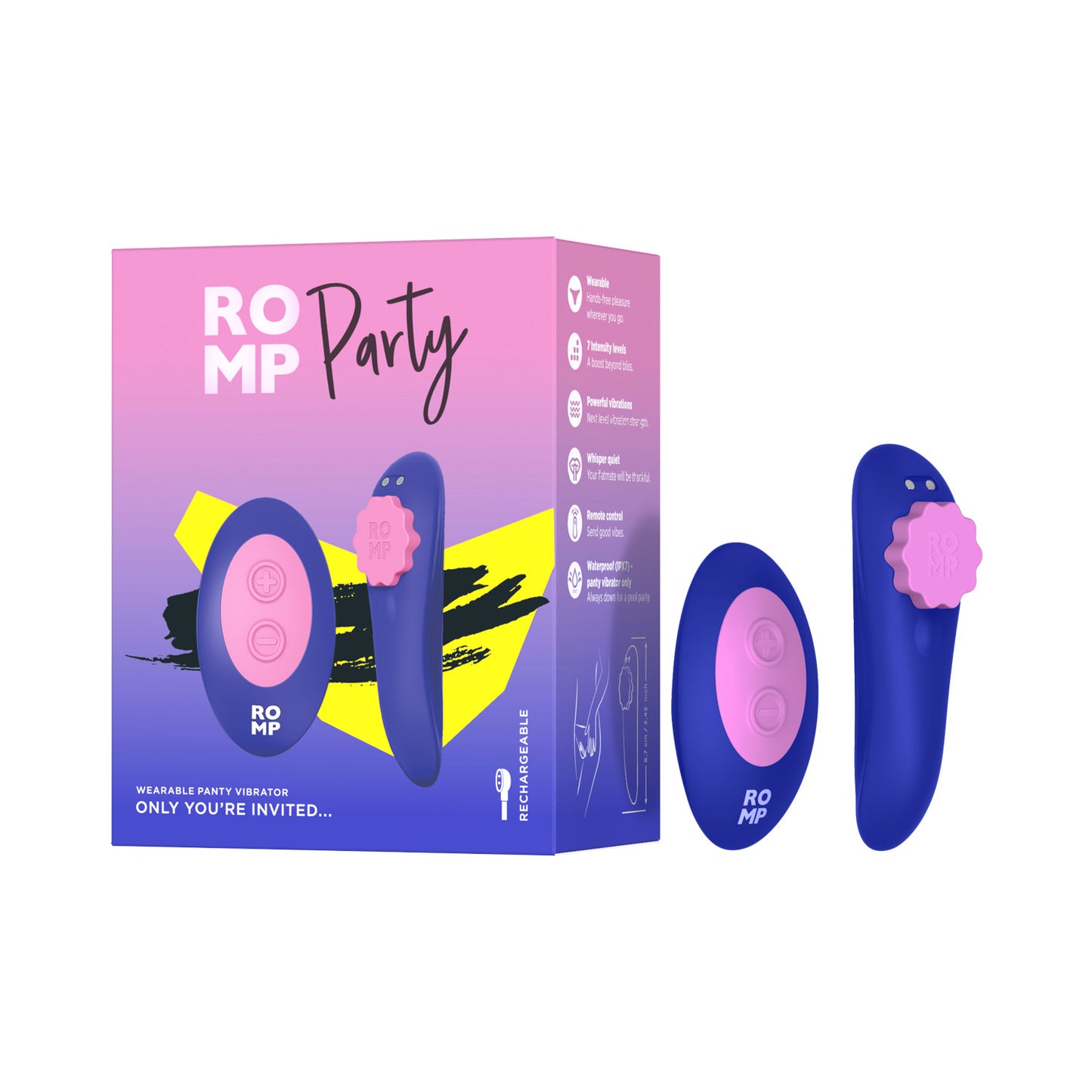 ROMP - Party Remote-Controlled Wearable Panty Vibrator