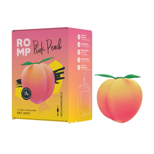 ROMP - Pink Peach Clitoral Stimulator Get Juicy