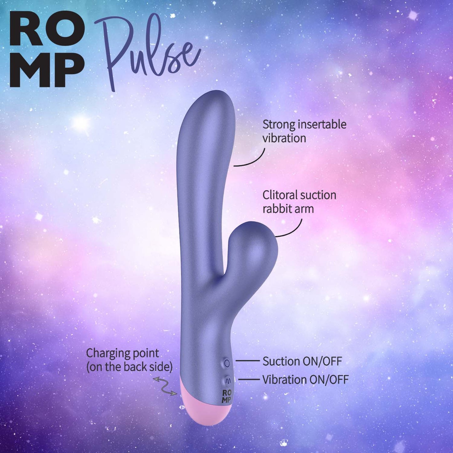 ROMP - Pulse Pleasure Air Rabbit Vibrator