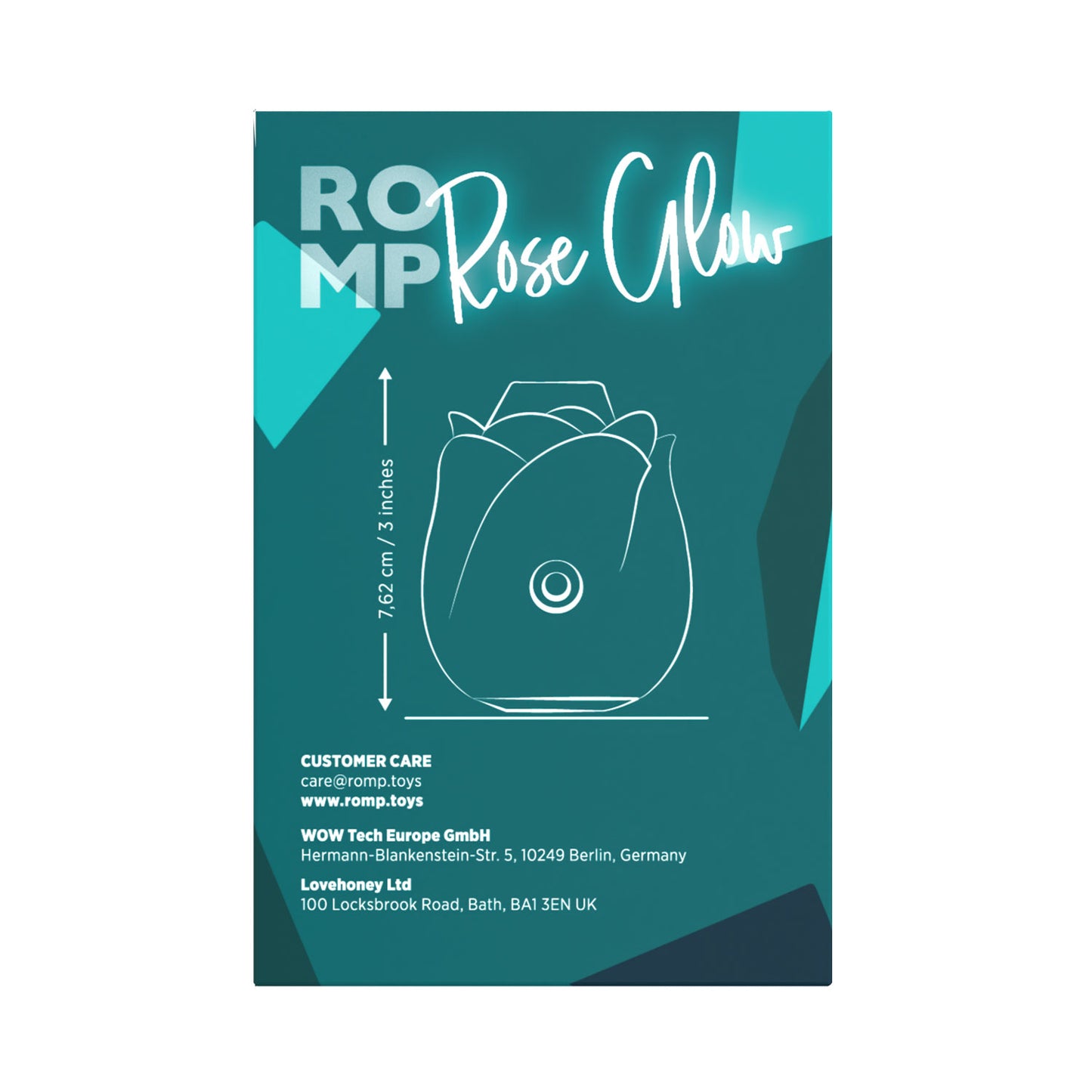ROMP - Rose Glow Stimulator Klitoris Boleh Cas Menyalakan Nafsu Anda