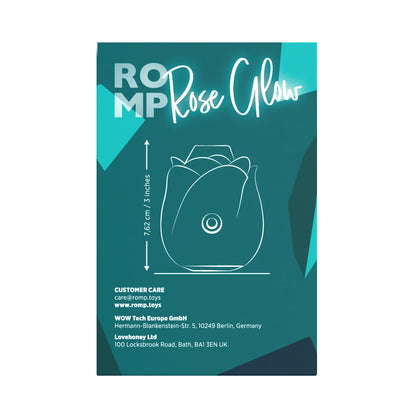ROMP - Rose Glow Stimulator Klitoris Boleh Cas Menyalakan Nafsu Anda
