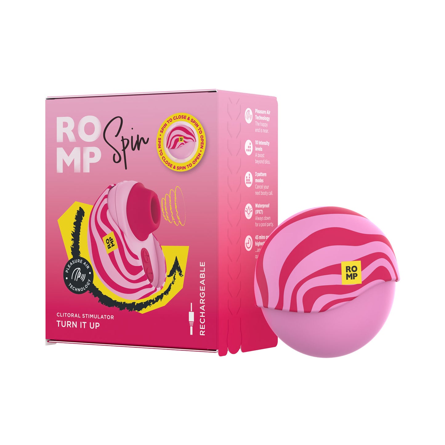 ROMP - Spin Pleasure Air Technology Clitoral Stimulator