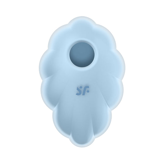 Satisfyer - Cloud Dancer Double Air Pulse Clitoral Vibrator Blue