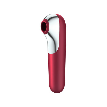 Satisfyer - Dual Love App Controlled Clitoral Suction Vibrator Red