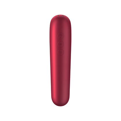 Satisfyer - Dual Love App Controlled Clitoral Suction Vibrator Red