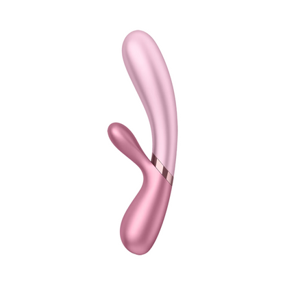 Satisfyer - Hot Lover App-Controlled Warming Rabbit Vibrator Rose Pink