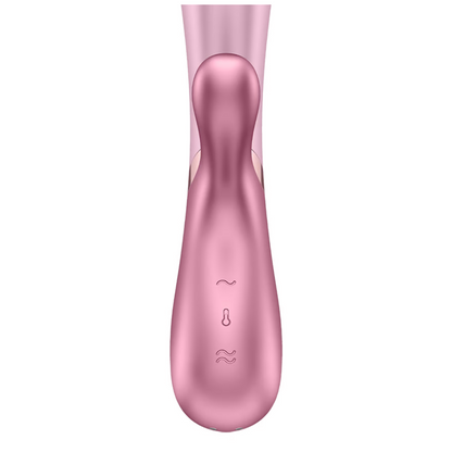 Satisfyer - Hot Lover App-Controlled Warming Rabbit Vibrator Rose Pink